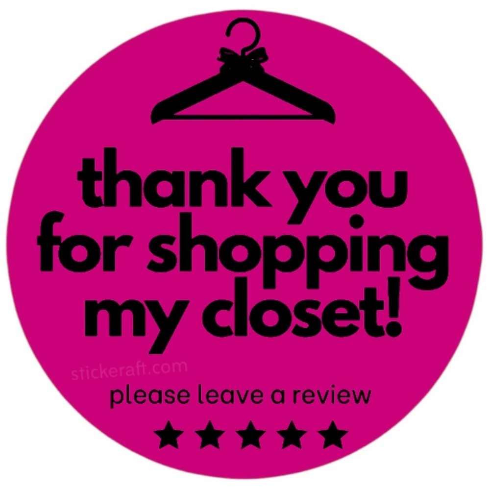 Thank you for shopping my closet sticker label New shipping supplies - Picture 6 of 15